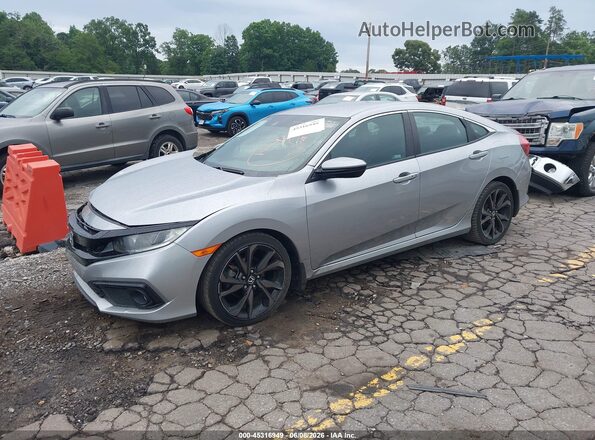 19XFC2F86LE007363 2020 HONDA CIVIC Silver Vista tres cuartos delantera izquierda