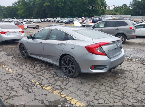19XFC2F86LE007363 2020 HONDA CIVIC Silver Trasero izquierdo