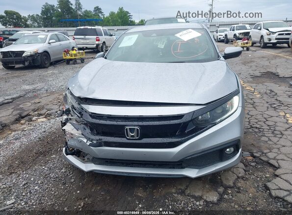 19XFC2F86LE007363 2020 HONDA CIVIC Silver Vista del cuadro de instrumentos