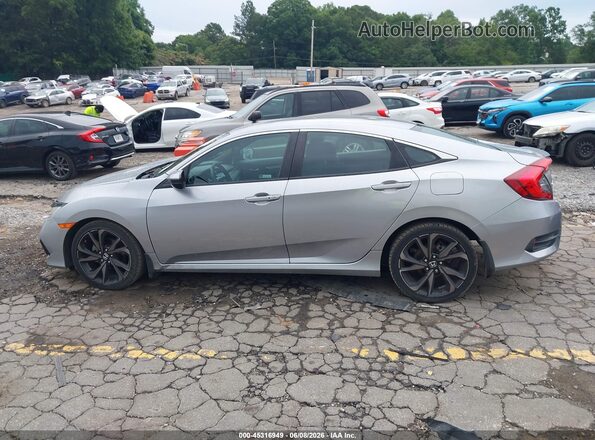19XFC2F86LE007363 2020 HONDA CIVIC Silver Vista interior de 360 grados