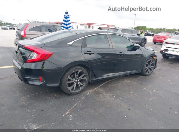 19XFC2F86LE028049 2020 HONDA CIVIC Черный Задняя правая четверть