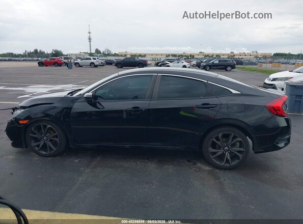 19XFC2F86LE028049 2020 HONDA CIVIC Черный Панорамный вид салона 360°