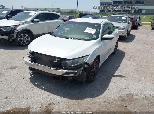 19XFC2F87KE001943 2019 HONDA CIVIC White Front left