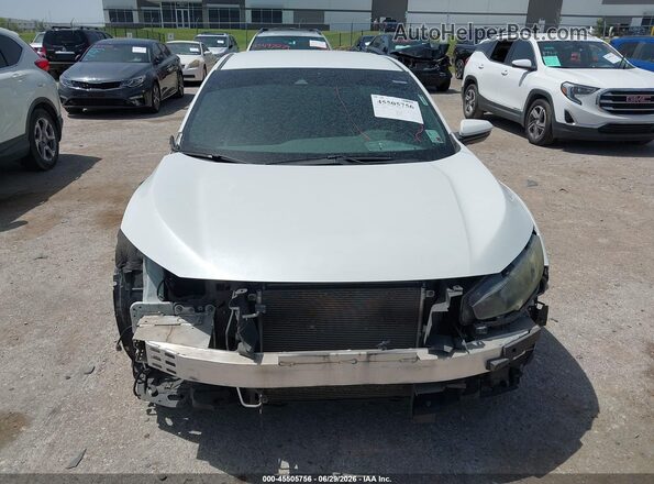 19XFC2F87KE001943 2019 HONDA CIVIC White Instrument cluster view