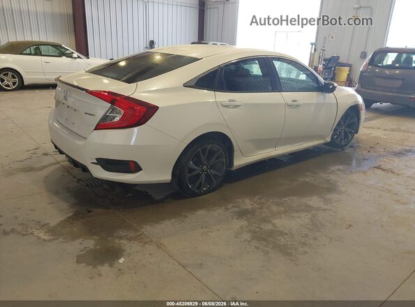 19XFC2F87KE021545 2019 HONDA CIVIC White Задня права чверть