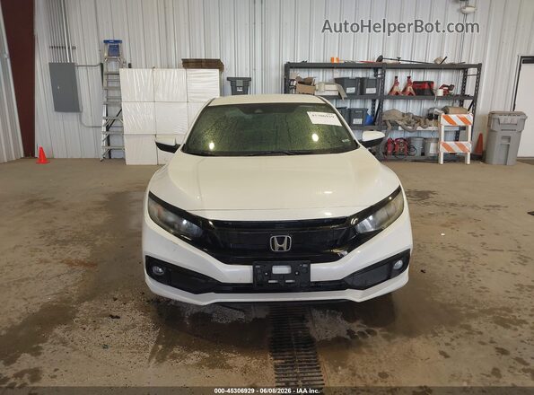 19XFC2F87KE021545 2019 HONDA CIVIC White Вид щитка приладів