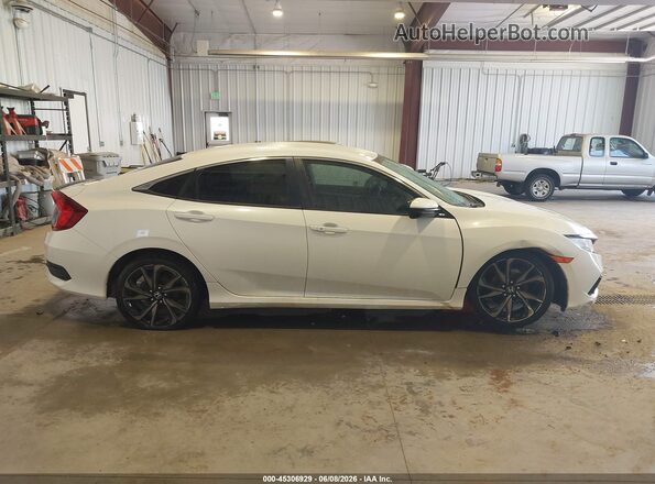 19XFC2F87KE021545 2019 HONDA CIVIC White Вид задньої частини салону