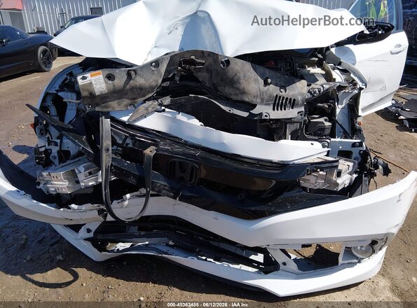 19XFC2F87KE047675 2019 HONDA CIVIC White Widok z przodu