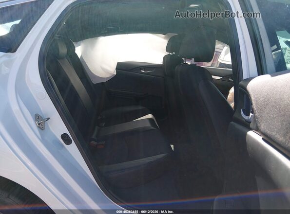 19XFC2F87KE047675 2019 HONDA CIVIC White Widok naklejki z numerem VIN