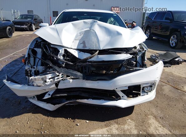 19XFC2F87KE047675 2019 HONDA CIVIC White Widok wnętrza z tyłu