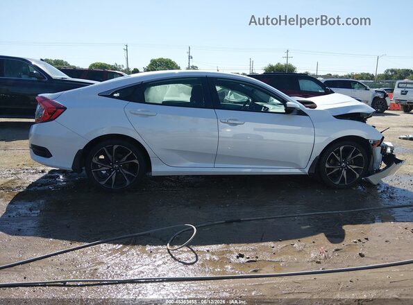 19XFC2F87KE047675 2019 HONDA CIVIC White Widok wnętrza 360 stopni
