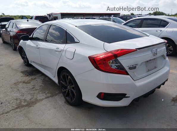 19XFC2F87LE005640 2020 HONDA CIVIC White Trasero izquierdo