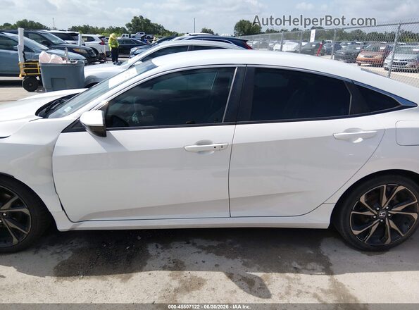 19XFC2F87LE005640 2020 HONDA CIVIC White Vista interior de 360 grados
