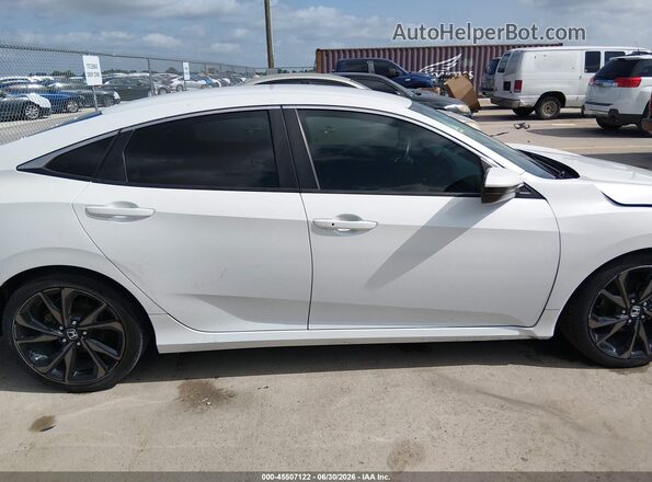 19XFC2F87LE005640 2020 HONDA CIVIC White Vista interior trasera