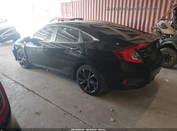 19XFC2F87LE020042 2020 HONDA CIVIC Black უკანა მარცხენა