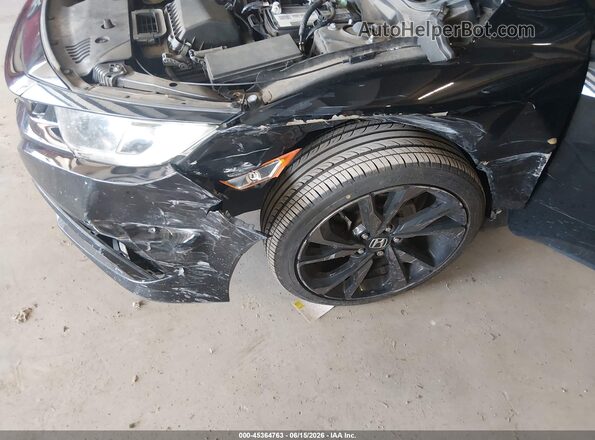 19XFC2F87LE020042 2020 HONDA CIVIC Black წინა ხედი