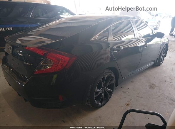 19XFC2F87LE020042 2020 HONDA CIVIC Black უკანა მარჯვენა