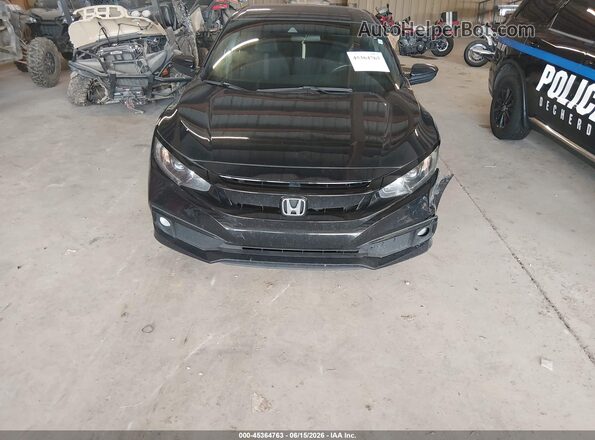 19XFC2F87LE020042 2020 HONDA CIVIC Black უკანა სალონის ხედი