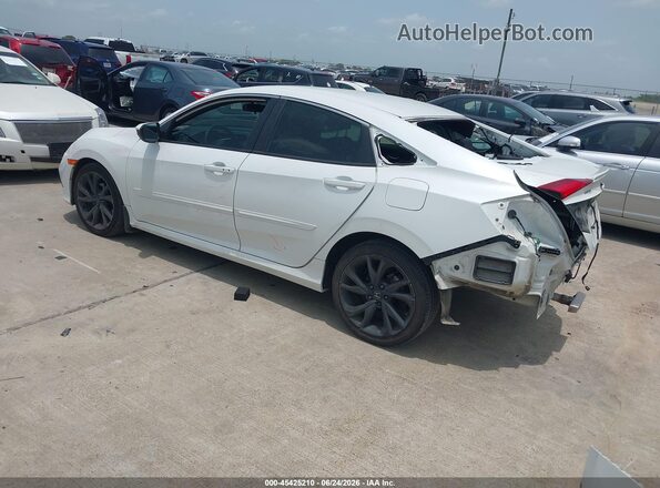 19XFC2F88KE047166 2019 HONDA CIVIC White Tył lewy