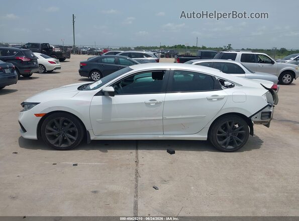 19XFC2F88KE047166 2019 HONDA CIVIC White Widok wnętrza 360 stopni