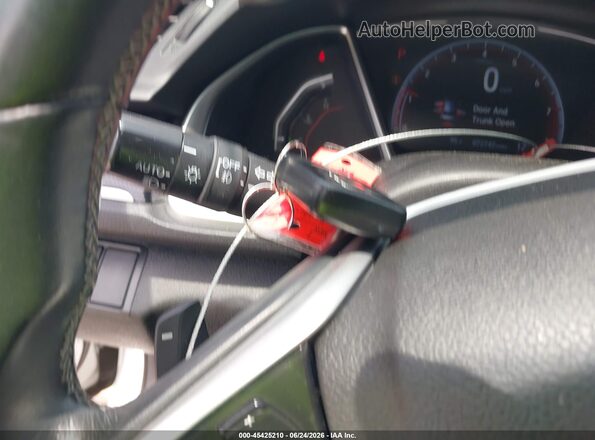 19XFC2F88KE047166 2019 HONDA CIVIC White Widok deski rozdzielczej