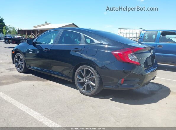 19XFC2F88KE214657 2019 HONDA CIVIC Black Задня ліва чверть