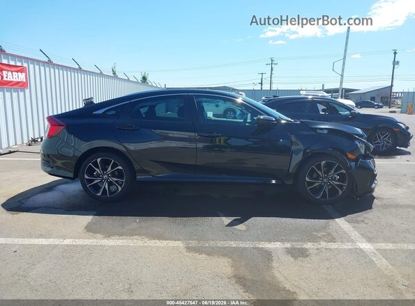19XFC2F88KE214657 2019 HONDA CIVIC Black Вид задньої частини салону