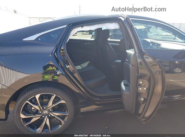 19XFC2F88KE214657 2019 HONDA CIVIC Black Вид наклейки з VIN-кодом