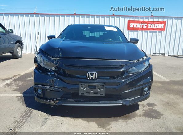 19XFC2F88KE214657 2019 HONDA CIVIC Black Вид спереду