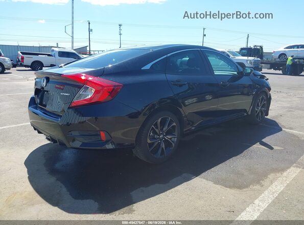 19XFC2F88KE214657 2019 HONDA CIVIC Black Задня права чверть