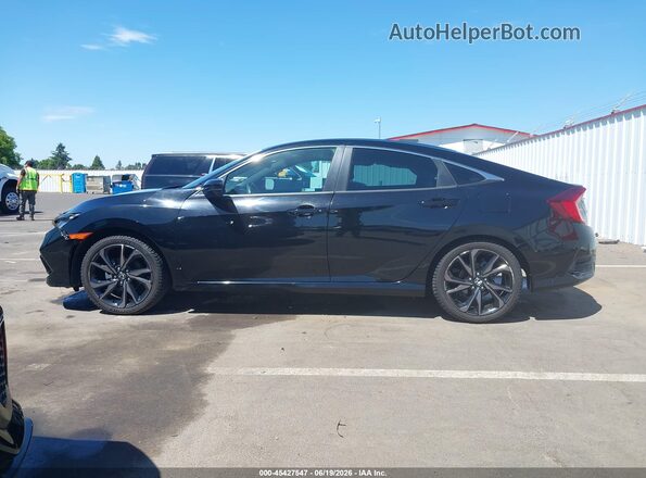 19XFC2F88KE214657 2019 HONDA CIVIC Black Панорамний вид салону 360°