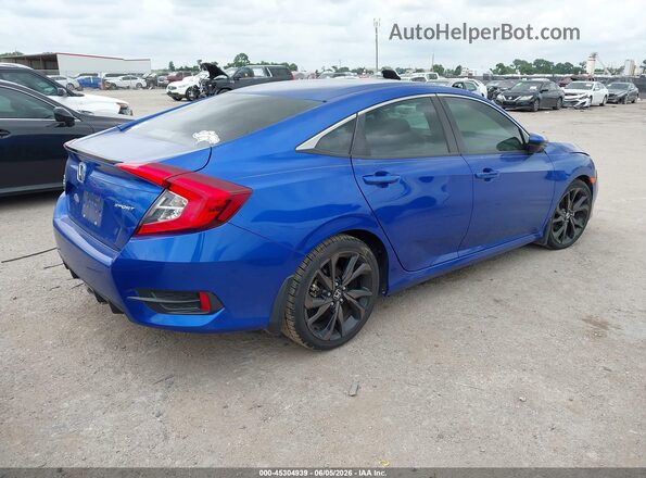 19XFC2F88LE012824 2020 HONDA CIVIC Blue Rear right