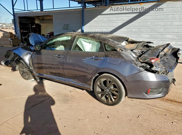 19XFC2F88ME003512 2021 HONDA CIVIC Gray Rear left