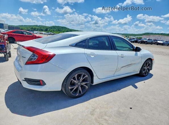 19XFC2F89KE003015 2019 HONDA CIVIC White Задня права чверть