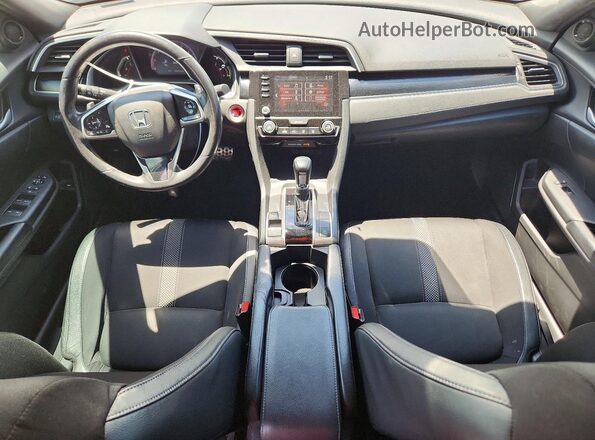 19XFC2F89KE003015 2019 HONDA CIVIC White Вид панелі приладів