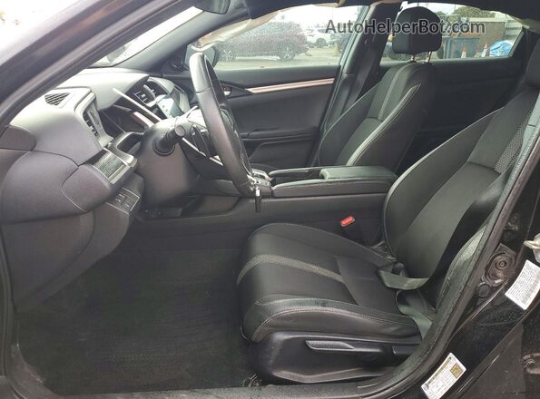 19XFC2F89LE017434 2020 HONDA CIVIC Black Front interior view