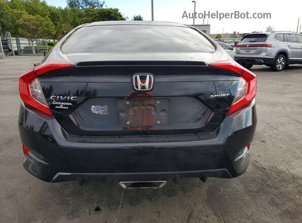 19XFC2F89LE017434 2020 HONDA CIVIC Black Rear view