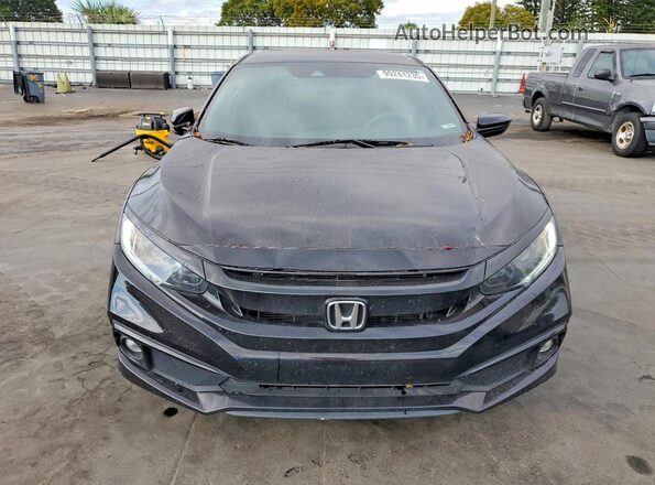 19XFC2F89LE017434 2020 HONDA CIVIC Black Front view
