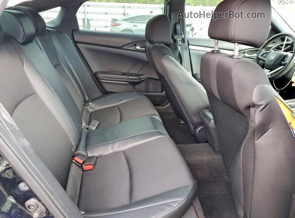 19XFC2F89LE017434 2020 HONDA CIVIC Black Rear seats view