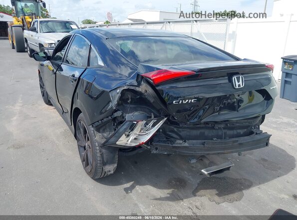 19XFC2F89LE019152 2020 HONDA CIVIC Black Tył lewy