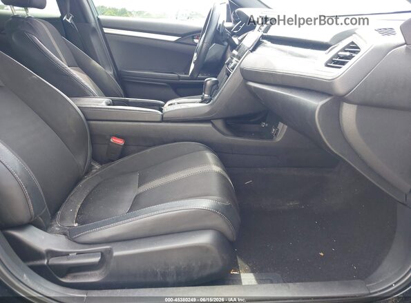 19XFC2F89LE019152 2020 HONDA CIVIC Black Widok wnętrza z przodu