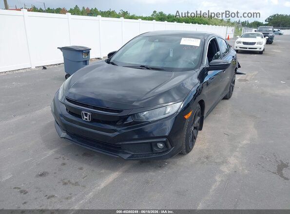 19XFC2F89LE019152 2020 HONDA CIVIC Black Przód lewy