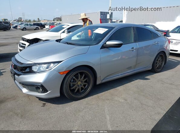 19XFC2F89LE214779 2020 HONDA CIVIC Silver Передня ліва чверть