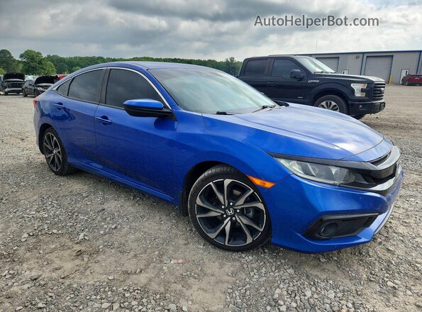 19XFC2F89ME002529 2021 HONDA CIVIC Blue Front right