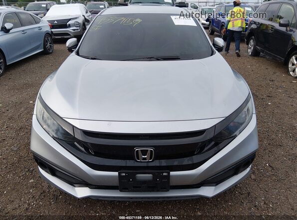 19XFC2F8XKE024620 2019 HONDA CIVIC Silver Widok zestawu wskaźników