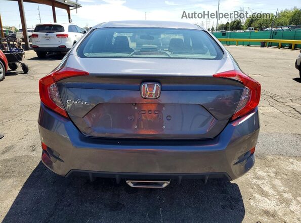19XFC2F8XME003253 2021 HONDA CIVIC Gray Հետևի տեսք