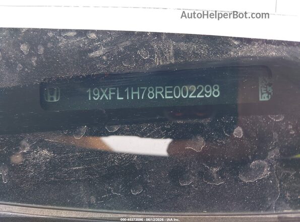19XFL1H78RE002298 2024 HONDA CIVIC Black Շարժիչի բաժամունքի տեսք