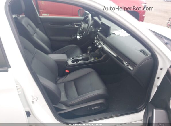19XFL1H85PE009084 2023 HONDA CIVIC White Widok wnętrza z przodu
