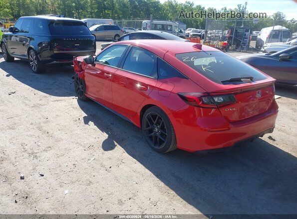19XFL2G80NE002659 2022 HONDA CIVIC Red უკანა მარცხენა