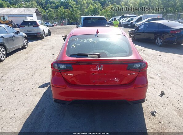 19XFL2G80NE002659 2022 HONDA CIVIC Red 